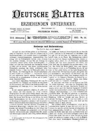 Seelsorge und Heilerziehung