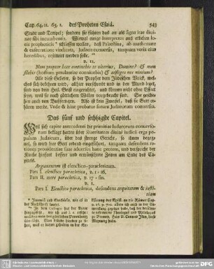 Das fünf und sechtzigste Capitel