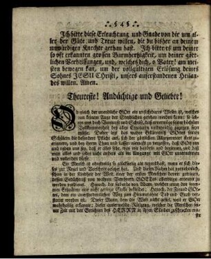 Theuresse! Andächtige und Geliebte!