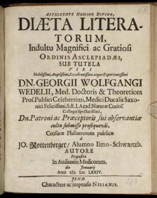 Diaeta Literatorum