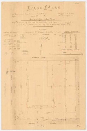 Siedlung Haeselerstraße, Berlin-Charlottenburg: Block 16, Haeselerstraße 1-7c/Königin-Elisabeth-Straße 33-37: Lageplan 1:125