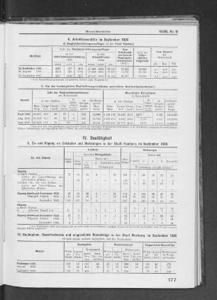 IV. Bautätigkeit