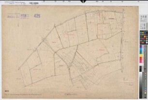 Herzfeld (Lippetal), Flurbereinigung Herzfeld-Düllo, Zuteilungskarte Herzfeld Flur 5