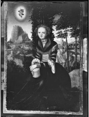 Freiburg Gemälde Magdalena von Lük, Kranach