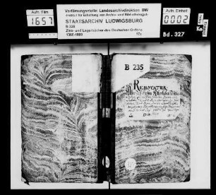 Kommende Heilbronn: Lagerbuch zu Böckingen, Neckargartach, Frankenbach, Böllingerhof