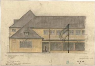 Fischer, Theodor; Bad Tölz (Bayern); Gewerbehalle - Ansicht