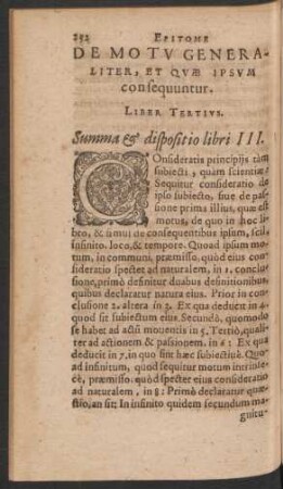 De Motu Generaliter, Et Quae ipsum consequuntur. Liber Tertius.