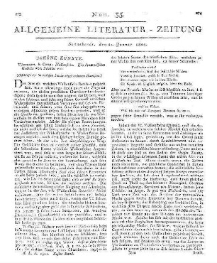 Schiller, F.: Wallenstein. T. 1-2. Ein dramatisches Gedicht. Tübingen: Cotta 1800 (Beschluß der im vorigen Stücke abgebrochenen Recension.)