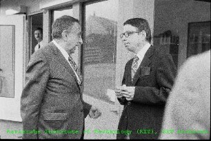 Besuch von Prof. Edward Teller (Senior Fellow, Hoover Institution, Stanford University) am Kernforschungszentrum Karlsruhe (KfK)