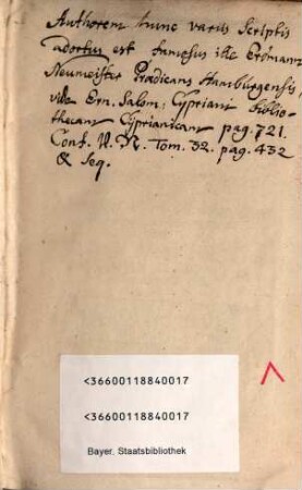 Historische und Theologische Einleitung in die Religions-Streitigkeiten Der Evangelisch-Lutherischen Kirchen, Von der Reformation an bis auf ietzige Zeiten, [Erster Theil]