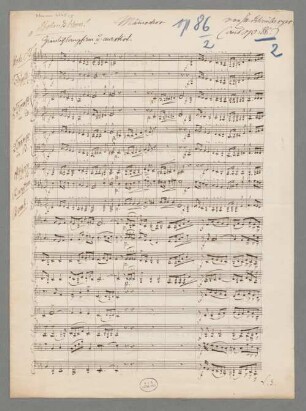 Rolands Horn - BSB Mus.ms. 4745-5 : Männerchor