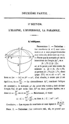 Développements sur la Géométrie Plane. Deuxième Partie.