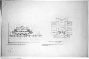 Stegreifprobe: Grundriss des Erdgeschosses und Aufriss