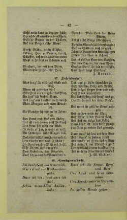 48. Genügsamkeit