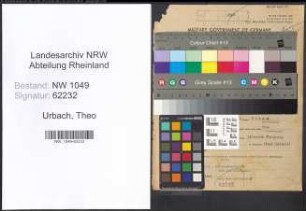 Entnazifizierung Theo Urbach , geb. 17.02.1889 (Postbeamter)