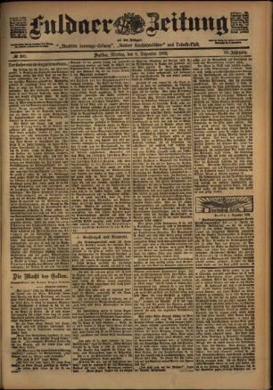 Ausgabe vom Montag, den 08. Dezember 1902.