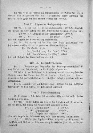Titel IX. Polizei=Verwaltung.