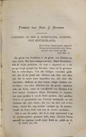 De Katholiek. 80 = N.S. 14. 1881