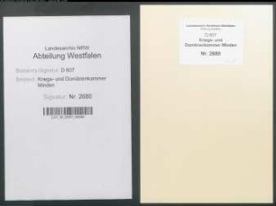 Lagerbuch der Vogtei Bünde des Amtes Limberg