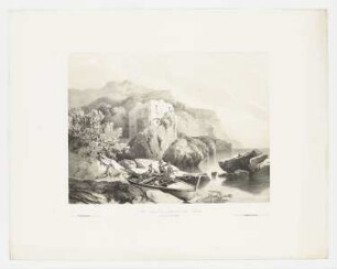 Souvenirs du Golfe de Salerne, Blatt 11 der Folge "Sites variés de paysages par Calame"