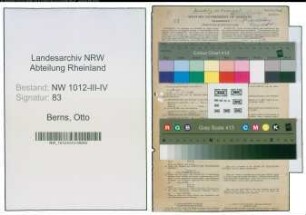 Entnazifizierung Otto Berns , geb. 13.06.1908 (Arzt)