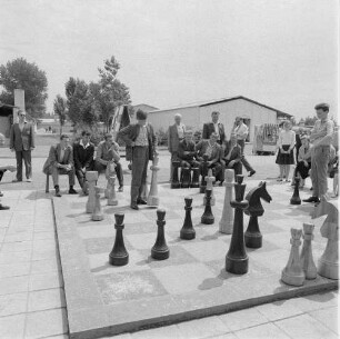 Freiluft-Schach