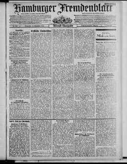 Hamburger Fremdenblatt, Abendausgabe