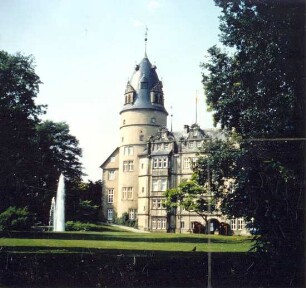 Detmolder Residenz Schloss. Detmold. Schlossplatz. Papierabzug