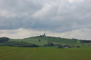 Seiffen - Schwartenberg mit Baude : Der Schwartenberg mit Baude, Erzgebirgskamm bei Seiffen, aufgenommen 2006