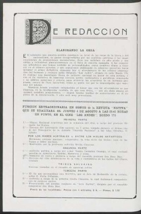 De redacción