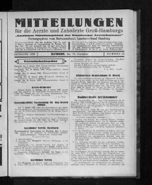 Jahrgang 1928, Hamburg, den 30. Dezember, Nummer 53