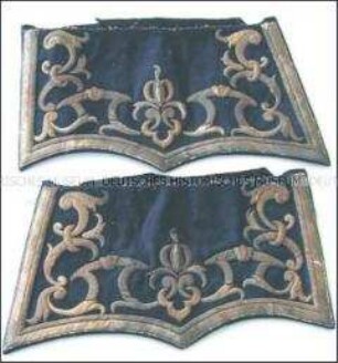 Taschenpatte (zur Uniform eines Staatsbeamten)