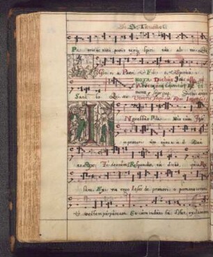 I-Initiale Jesus vor Pilatus