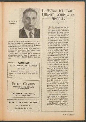 El festival del teatro británico continúa en funciones