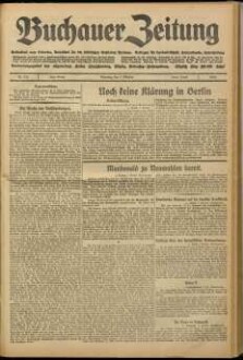 Buchauer Zeitung Volksblatt vom Federsee : Amtsblatt für die städt. Behörden Buchaus