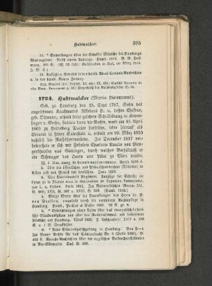 1724. Hudtwalcker (Martin Hieronymus).
