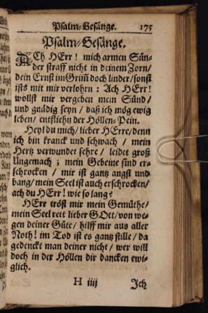 Psalm-Gesänge.