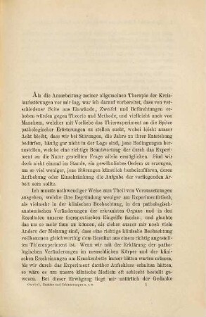 Zusätze und Erläuterungen zur allgemeinen Therapie der Kreislaufs-Störungen