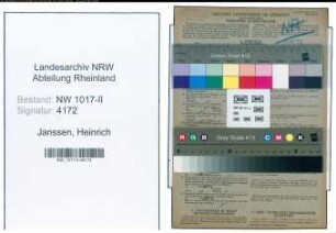 Entnazifizierung Heinrich Janssen , geb. 15.08.1918 (Schreiner)