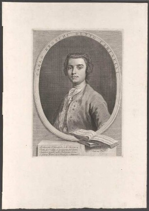 Porträt Carlo Broschi, genannt Farinelli (1705-1782)