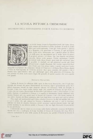 3: La scuola pittorica cremonese (ricordo dell' esposizione d'arte sacra in cremona)