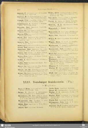 XXXV. Teutoburger Bezirksverein.