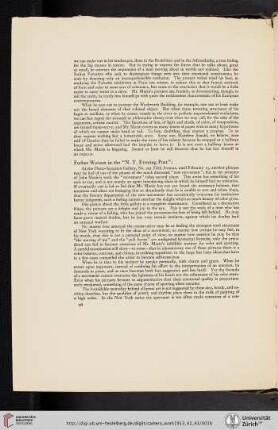Forbes Watson in the “N. Y. Evening Post”