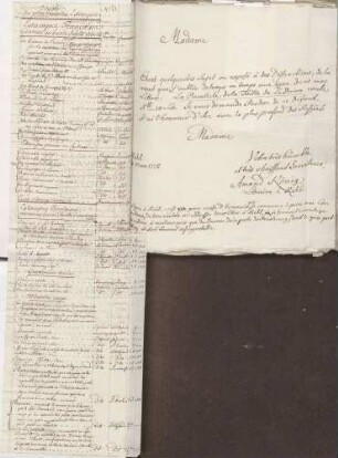 Amand König an Karoline Luise von Baden (Kehl)