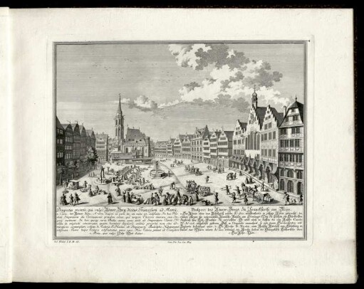 4. Prospectus montis, qui vulgò Römer dicitur, Francofurti ad Moenu