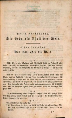 Die Erde und ihre Bewohner : ein Hand- und Lesebuch für alle Stände ; mit 7 Stahlstichen, 2 Lithografien, 7 gestochenen Erläuterungstafeln, 25 Holzschnitten; und einem Atlasse für Schulen und zum Selbstunterrichte