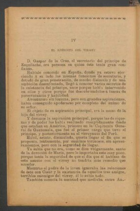 IV - El ejército del virrey