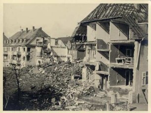 Zerstörungen Zweiter Weltkrieg - Luftangriff 2./3.09.1942. Belchenstraße 29 - 31, Weiherfeld
