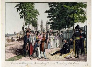 Feldlager des Herzogs von Braunschweig-Oels vor Braunschweig den 1. August 1809