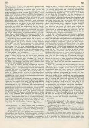 559-560 [Rezension] Hübbe-Schleiden, ..., Das Streben nach Vollendung und dessen Voraussetzung